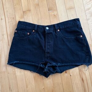 Levi's Women's Dark Denim Jean Shorts